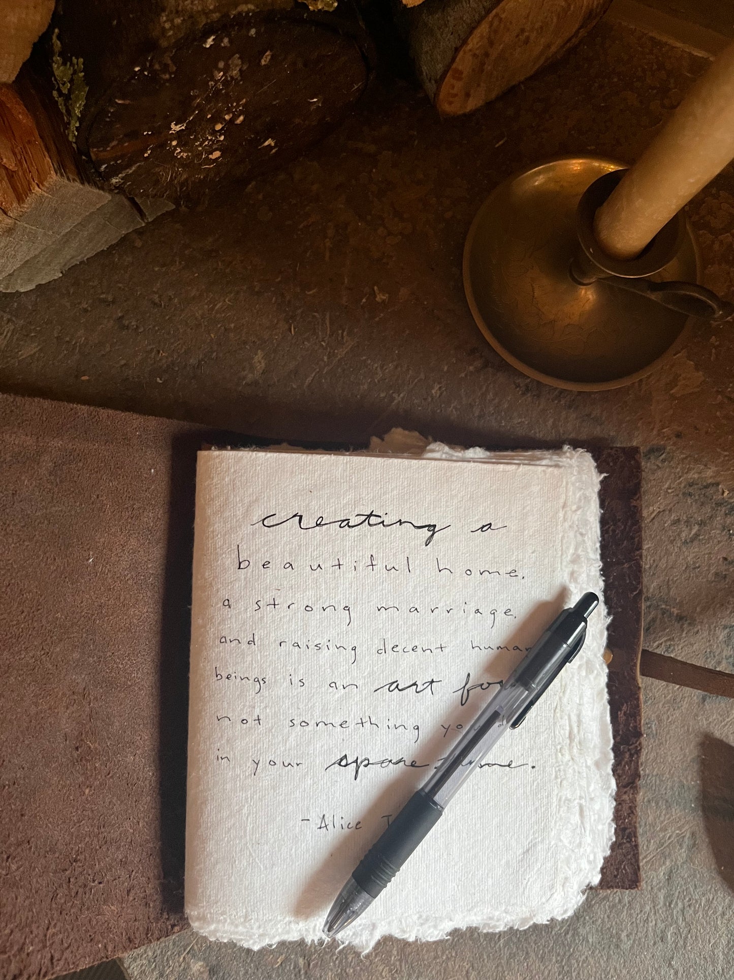 Personalizable Leather Journal | Refillable