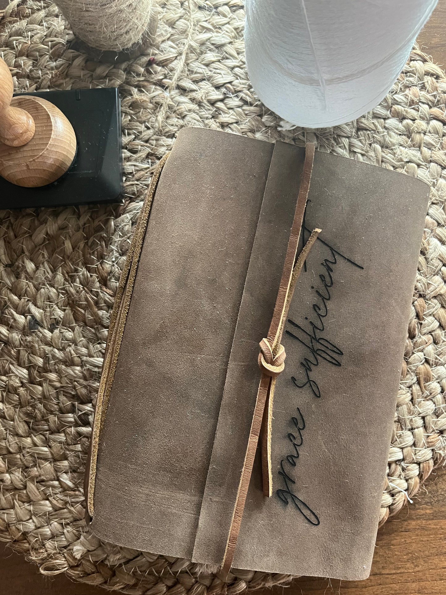 100 pg Refillable Leather Journal